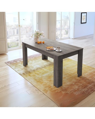 Tavolo allungabile Anthony 160x88x75 H cm colore ancona oak stile shabby