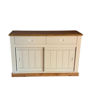 Madia AnthonyIII 52 con 2 ante scorrevoli e 2 cassetti colore rovere wotan e anderson pine stile shabby