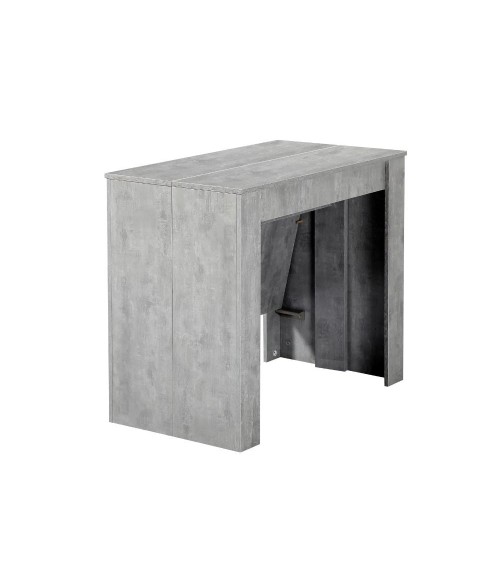 Consolle allungabile Ofelia colore grigio cemento