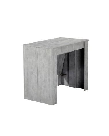Consolle allungabile Ofelia colore grigio cemento