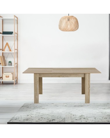 Tavolo allungabile Tony colore rovere 140x90x78 cm.