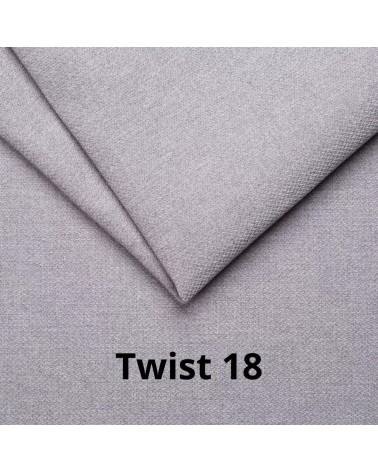 Divano letto Fly in Twist 18 grigio chiaro con piedi neri