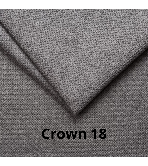 Divano angolare reversibile Fermina Wedge con doppio letto e doppio contenitore in Crown 18 grigio