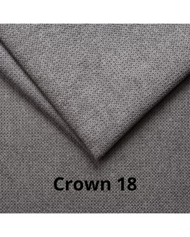 Divano angolare reversibile Fermina Wedge con doppio letto e doppio contenitore in Crown 18 grigio