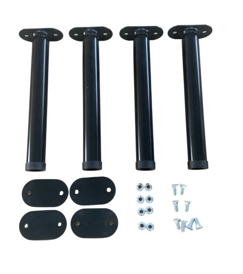Set 4 piedini per rete H 35 cm.