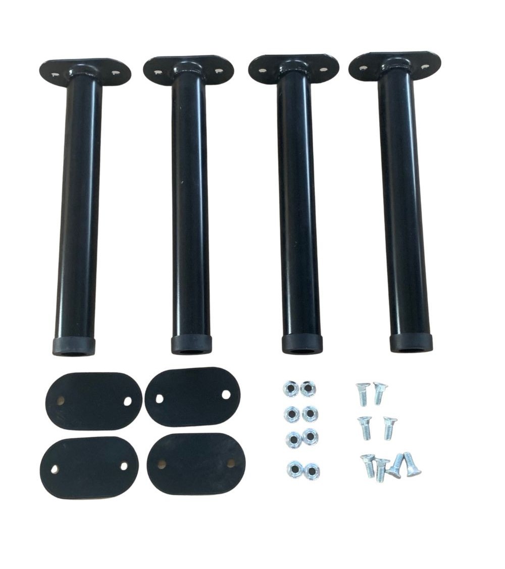 Set 4 piedini per rete H 35 cm.