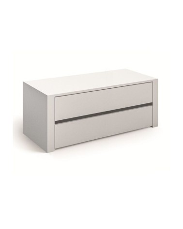 Cassettiera interna Alice 836 con lati finiti 2 cassetti colore bianco