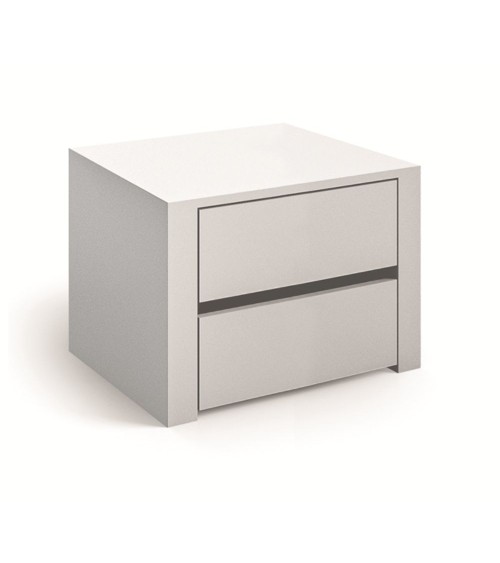 Cassettiera interna Alice 450 con lati finiti 2 cassetti colore bianco