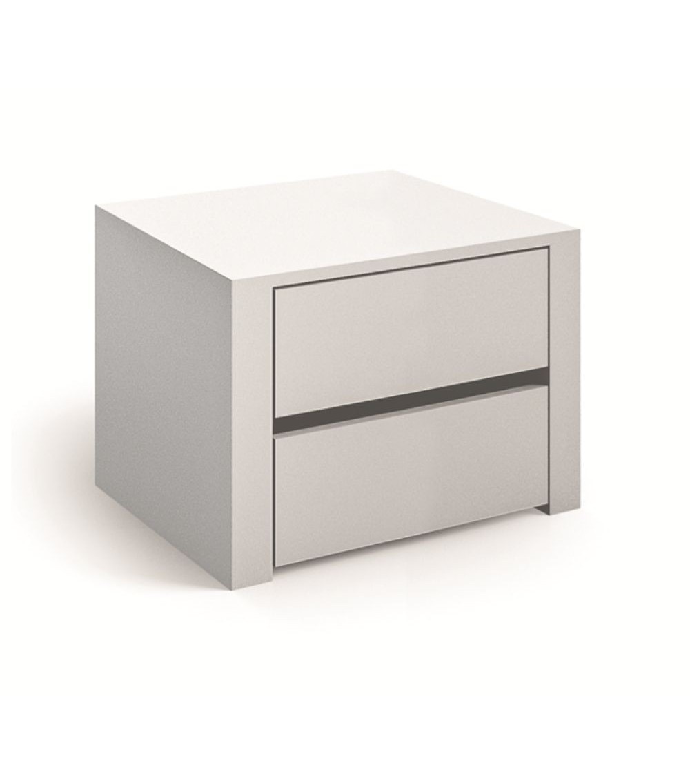 Cassettiera interna Alice 450 con lati finiti 2 cassetti colore bianco