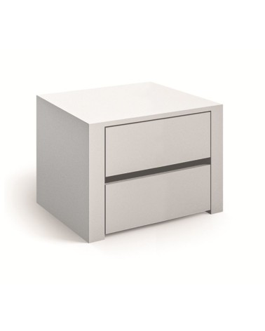 Cassettiera interna Alice 450 con lati finiti 2 cassetti colore bianco