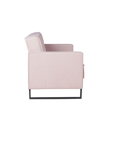 Divano letto contenitore Legen 3 posti in vellutino rosa antico 12-450