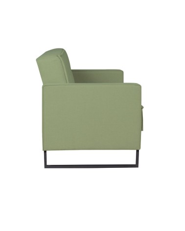 Divano letto contenitore Legen 3 posti in vellutino verde oliva 18-450