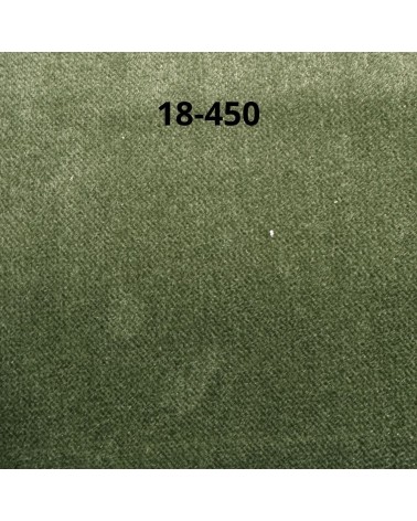 Divano letto contenitore Legen 3 posti in vellutino verde oliva 18-450
