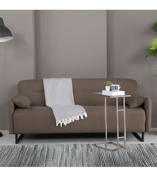Divano letto Odin 3 posti in tessuto beige 05-370