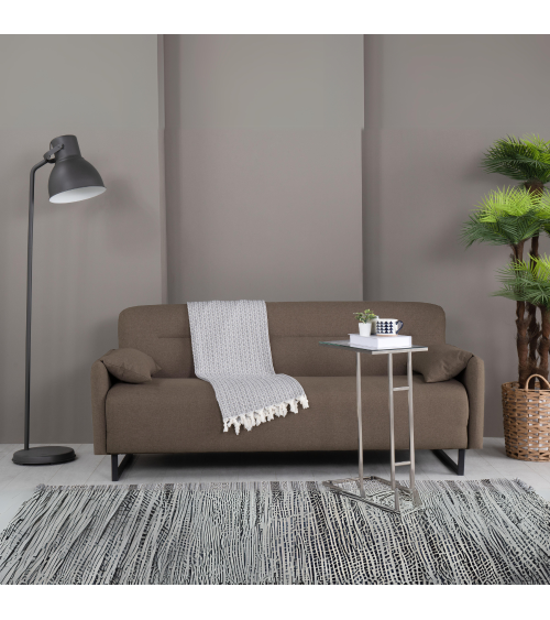 Divano letto Odin 3 posti in tessuto beige 05-370