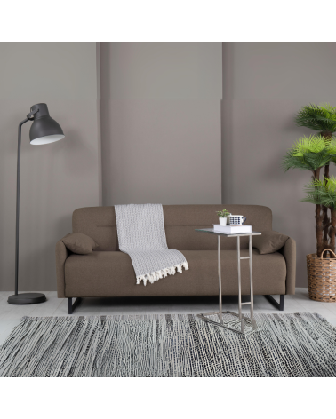 Divano letto Odin 3 posti in tessuto beige 05-370