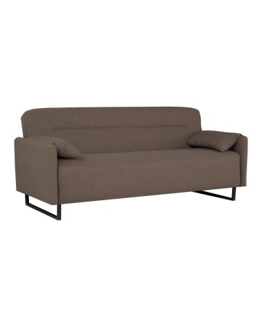 Divano letto Odin 3 posti in tessuto beige 05-370