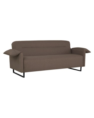 Divano letto Odin 3 posti in tessuto beige 05-370