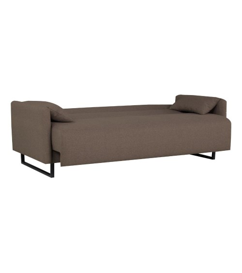 Divano letto Odin 3 posti in tessuto beige 05-370