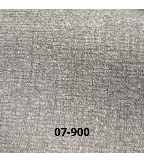 Divano letto Derry 3 posti in tessuto grigio chiaro 07-900