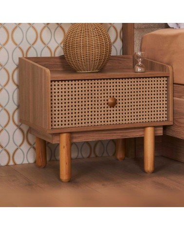 Camera da letto Natura colore rovere miele effetto vimini