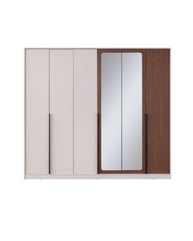 Camera da letto Piedra in colore vizon beige e kaplan 321