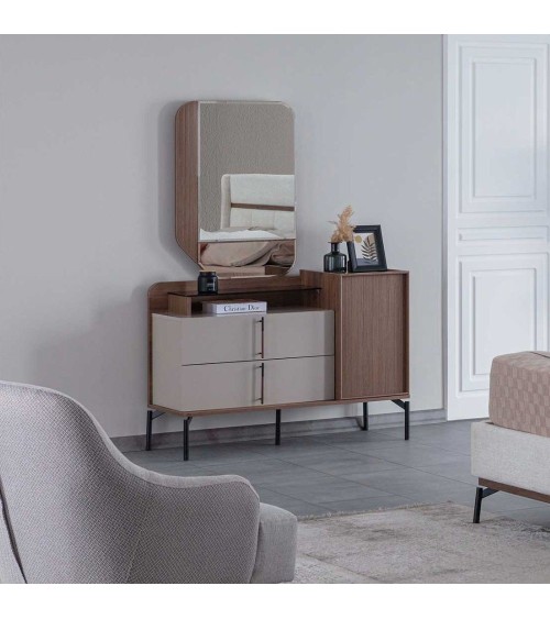 Camera da letto Vega colore dolunay beige e kaplan 321