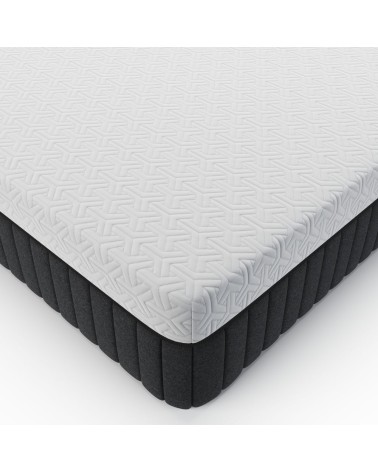 Materasso alla francese Fenice 140x190x25 cm tessuto antibatterico sfoderabile