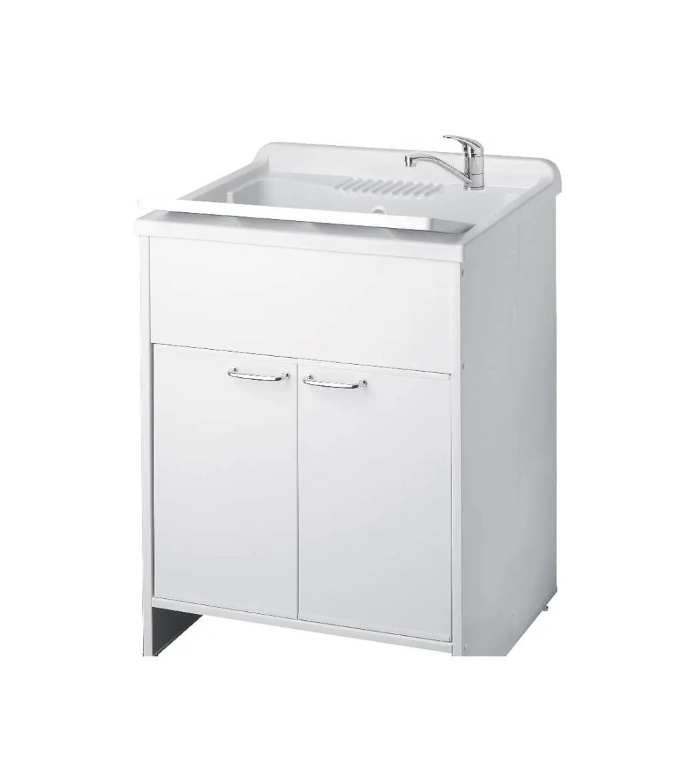 Mobile lavatoio Garden 60x50 cm 2 ante colore bianco