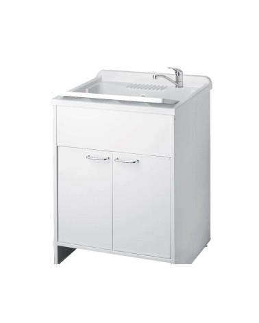 Mobile lavatoio Garden 60x50 cm 2 ante colore bianco