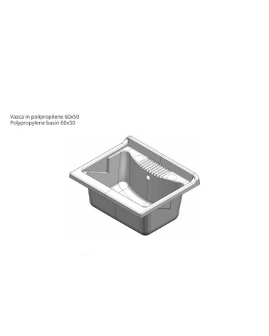 Mobile lavatoio Garden 60x50 cm 2 ante colore bianco