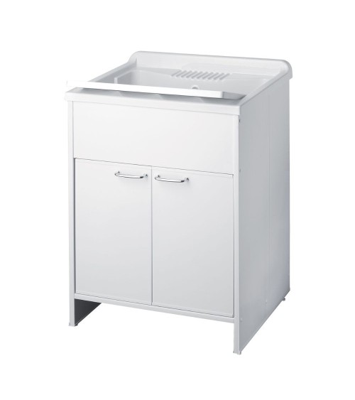 Mobile lavatoio Garden 60x60 cm 2 ante colore bianco