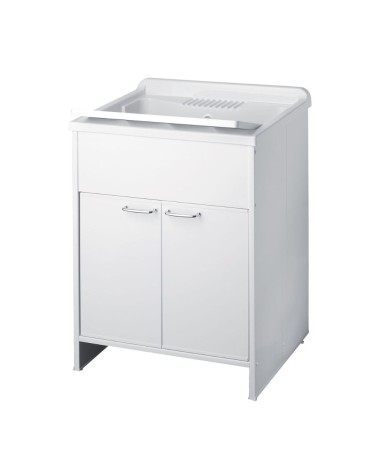 Mobile lavatoio Garden 60x60 cm 2 ante colore bianco