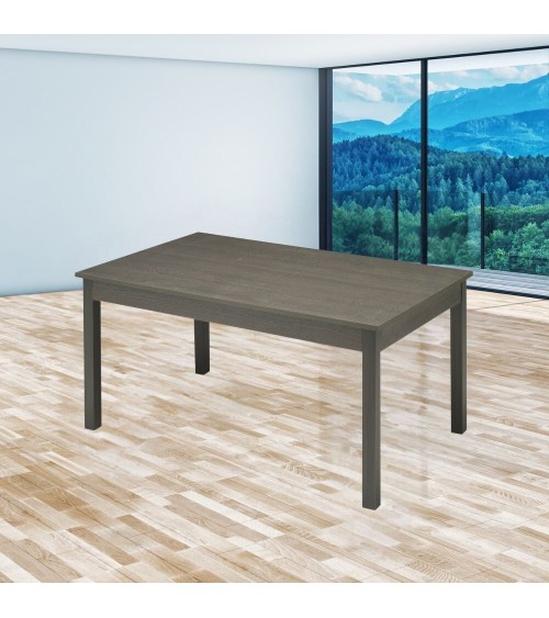 Tavolo allungabile Firenze rovere grafite 120x80