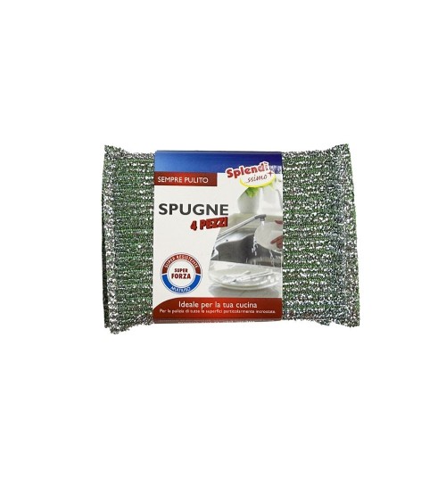 Set 4 spugne multiuso