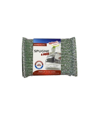 Set 4 spugne multiuso