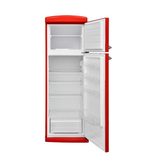 Frigorifero doppia porta ATBM346R 311 LT colore rosso retrò Atlantic classe F