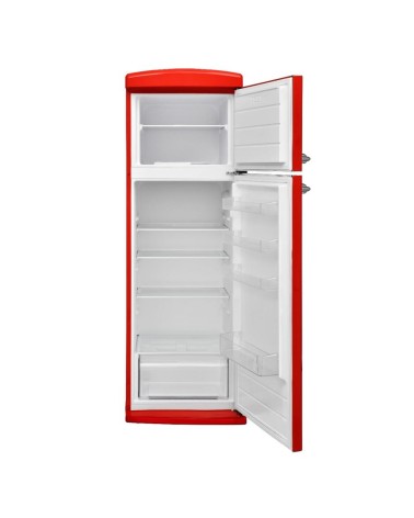 Frigorifero doppia porta ATBM346R 311 LT colore rosso retrò Atlantic classe F