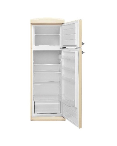 Frigorifero doppia porta TKBM346BREF 311 LT colore beige retrò Telefunken classe F