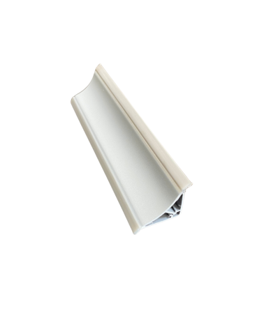 Alzatina concava in plastica 30x30 rivestita in alluminio 300 cm. TI11300