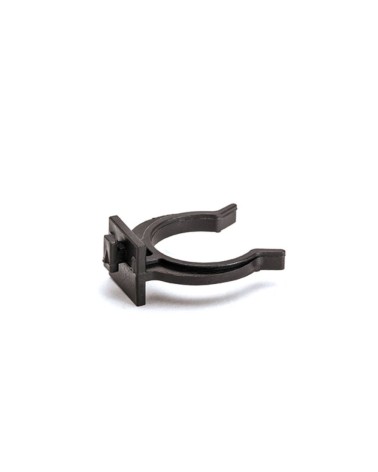 Gancio fissaggio per zoccolo in pvc colore nero