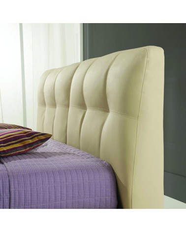Letto matrimoniale Melia con contenitore crema