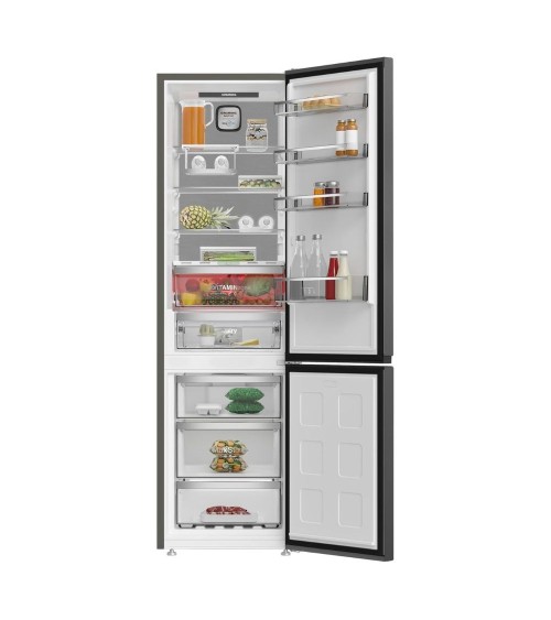 Frigorifero combinato Grundig GKPN66940LXRW libera installazione total no frost classe C dark inox