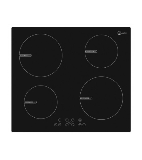 Piano cottura Atlantic ad induzione ATVIFCT13P 4 zone colore nero