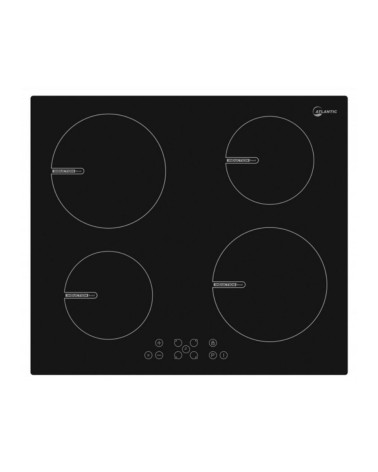 Piano cottura Atlantic ad induzione ATVIFCT13P 4 zone colore nero