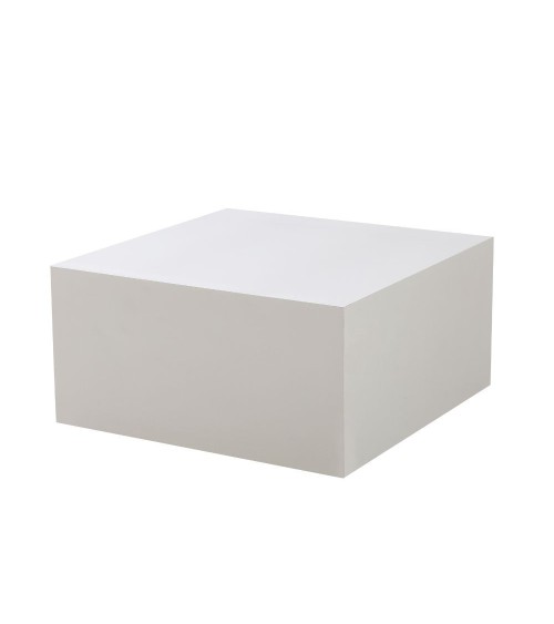 Tavolino da salotto Lola colore bianco 80x80x40 cm.