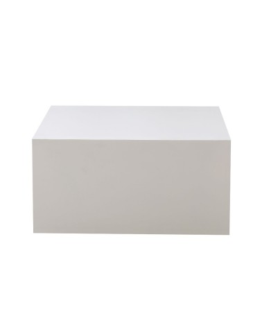 Tavolino da salotto Lola colore bianco 80x80x40 cm.