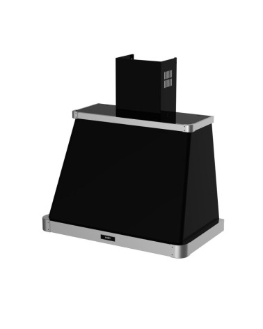 Samet cappa da parete Samet Era 90 colore nero con cornice inox