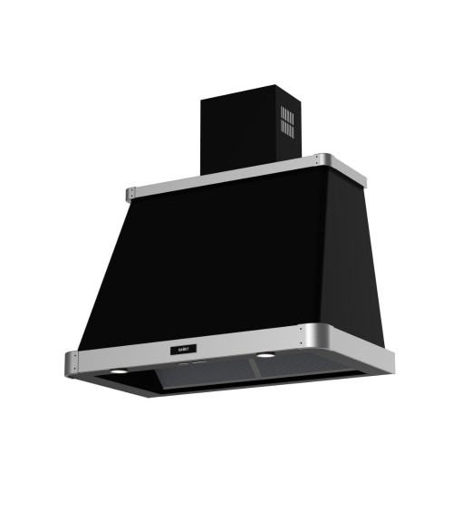 Samet cappa da parete Samet Era 90 colore nero con cornice inox