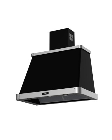 Samet cappa da parete Samet Era 90 colore nero con cornice inox